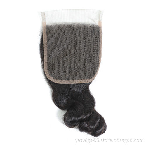 OEM Hair Vendors 2x6 5x5 13x4 13x6 6x6 7x7 360 Lace Frontal Closure Pre Plucked Raw Cambodian Virgin Human Hair 4x4 Closure